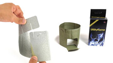 Powerful and Practical Solution for Your Nature Adventures! Portable Stove + 4 Pieces of 37 ML Gel Fuel Packs!